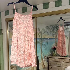 Old Navy Light Pink Floral Mini Dress